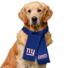 Littlearth NFL 시카고 베어스 애완동물 스카프 - 공식 라이선스 팀 사이즈: 스몰 436794, 뉴욕 자이언츠