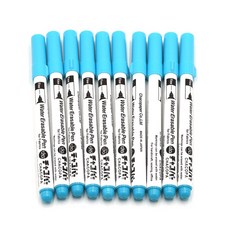 차코 수성펜 자수펜(F2 ), 10개, 블루