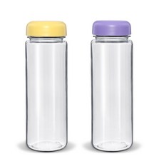 마카 PET 마이보틀, 옐로우 + 퍼플, 500ml, 2개