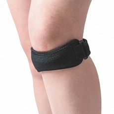바로핏 고탄력 실리콘 슬개건 무릎보호대, 슬개건 블랙, 1개