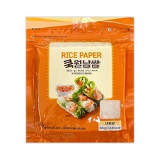 쿡 월남쌈 라이스페이퍼 사각, 300g, 1개