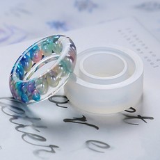 rananco 나만의 감성 액세서리 만들기 유연한 18mm DIY 반지 실리콘 레진몰드 반지몰드 실리콘몰드