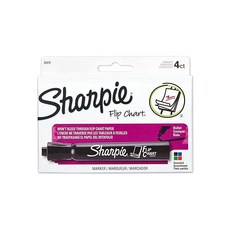SHARPIE Sharpie 플립 차트 마커 불렛 팁 다양한 색상 4팩