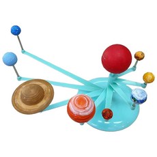 천체학 태양계학습 간편조립 행성모형 조립키트/ 초등기관 천체수업용 행성거리비교, 1개