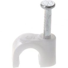 두에피 60ｘ벽걸이 5mm 직경 전선 원형 못 클립 잠금장치, 두에피 60ｘ벽걸이 5mm 직경 전선 원형 못 클립 잠