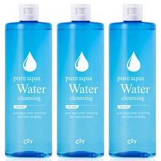 시투와이 퓨어 아쿠아 대용량 워터 클렌징, 3개, 500ml