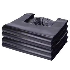 Tiger Pavilion 반려동물 배변봉투 세트, 5개, 100개입, 블랙