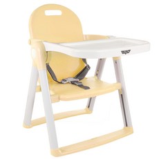 룰루온 (구 킨즈) 플립 부스터 아기의자 유아식탁의자, 킨즈플립부스터-레몬크림