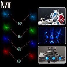 VT 고휘도 초소형 칩 LED 전선형 자기 제어 배터리 자석포함 WS-61, WS-61 옐로우, 1개