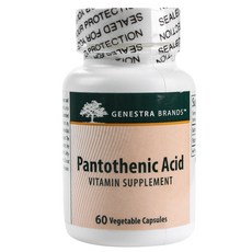 GENESTRA BRANDS 泛酸植物膠囊, 60顆, 1罐