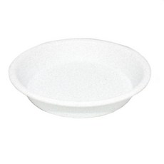 원형 민자 화분받침대 8호, 민자 화이트, 1개