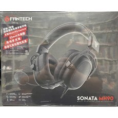 FANTECH MH90 電競耳機 可調式頭帶 可拆式降噪麥克風 支援Xbox/PS/Switch