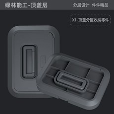 美術生工具箱 畫箱手提收納盒, 1個, 備用/盒子頂蓋