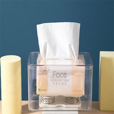 휴지함 스프링 티슈케이스 스프링 냅킨보관함 푸쉬, 1개