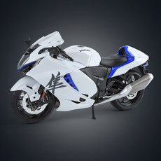 비브랜드 SUZUKI 스즈키 GSX-1300R 하야부사 1대9 1:9 오토바이 바이크 모터사이클 모형 다이캐스트, 화이트