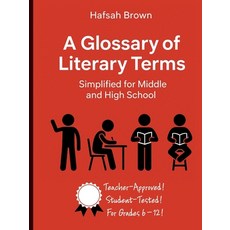 (영문도서)A Glossary of Literary Terms... Simplified for Middle and High School Paperback, Hafsah Brown, English, 9798349641008
