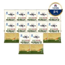 사조대림 [대림냉장] 부산어묵 쫄깃한 야채사각 220g x12개, 12개