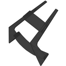 L-프레임 기타 스탠드 디스플레이 선반 접이식 우쿨렐레 스탠드 현악기 스탠드, 검은색, 작은