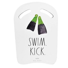 Rae Dunn x CocON 온ut 플로트 폼 킥보드 - Hello Summer 테마 청소년 및 성인 수영 보조 EVA 소재 클래식 아트워크가 특징인 트레이닝 보드 1785, Swim. Kick., 1개
