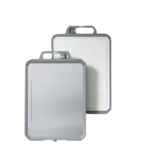 땡땡이홈 304 스테인리스 스텐 칼갈이 양면 향균 위생 도마, 1개