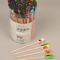더가 나무 과일꽂이, 300개