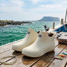 나우바이트 선상장화 낚시부츠 숏부츠 미끄럼방지 방수