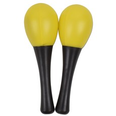 아가소리 마라카스 2p, 노랑, 2개
