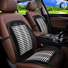 대나무 시트 커버 허리 요추 받침 시원한 통풍 카시트 사무실 의자 1P