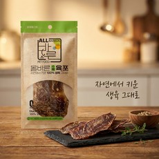애구애구 반려동물 올바른 수제 육포 30p, 오리가슴살, 300g, 1개