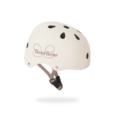 베네베네 킥보드 자전거 유아 어린이 안전 세이프티 키즈 보호 헬멧, 아이보리, 1개