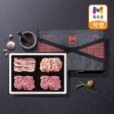 목우촌 한돈 삼목전전 선물세트삼겹살 500g+목살 500g+앞다리살 500g 2개, 목우촌 한돈 삼목전전 선물세트(삼겹살 500g+목살 5, 1, 500g