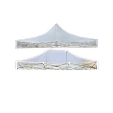 투명 캐노피 천막 그늘막 행사 테라스 접이식 텐트, 기본 사용 인원, 2x2 문 포함 측면