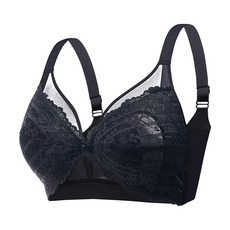 JoyBaby 薄杯哺乳內衣 蕾絲透氣無鋼圈內衣 兔寶寶杯 前開扣孕婦內衣