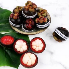 [자갈치아재] 새콤달콤 열대과일 냉동 망고스틴 1kg, 10-12과(1kg), 1개