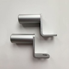 사이드미러 오토바이 확장바 자전거 핸들바 세트 브라켓 수리용 2개, 레드 2p