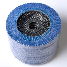 125mm 해바라기사포 플랩디스크 휠페이퍼 10개 샌딩용, 80방