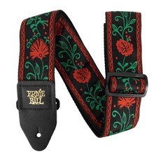 飛翔羽翼樂器行 Ernie Ball #Jacquard Western Rose 吉他背帶 貝斯背帶 Strap, 詳見包裝