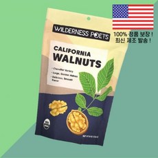 와일드의 시인들 캘리포니아 호두 8온스 226g Wilderness Poets Organic California Walnuts 8oz, 1
