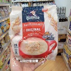 홍콩의 대행업체가 말레이시아 퀘이커 음용 식사을 아침 구매했습니다. 오리지널 바닐라 커피, 1개, A. 오리지널 시리얼 1528g