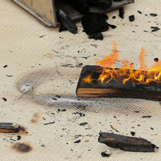 캠핑 방염포 화로대 시트 아웃도어 난로 매트 화로 장비 불멍 불꽃 바닥 안전 용품 방화