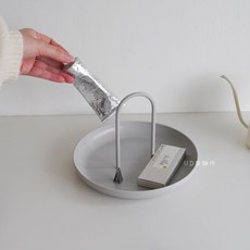 UDlab AH02-003 玄關收納盤 鑰匙飾品置物盤, 灰, 1個