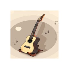 우쿨렐레 거치대 전시