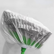 一次性掃把套，掃把除塵套，無紡布材質，乾溼兩用，適用於清理毛髮與灰塵, 1個, 一次性掃把套,高效除塵不纏繞：【100只】