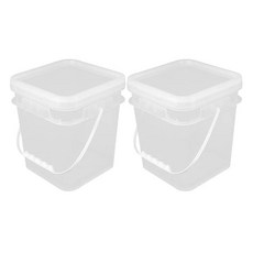 뚜껑이 페인트 버킷 혼합 운송 대용량 플라스틱 저장 용기 다기능, 기본, 1L