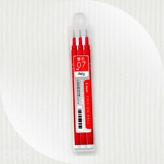 [필기구전문] 파이롯트 프릭션볼 리필 0.7mm 적색 3개입 픽앤코601