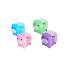 1000 아기돼지 연필깎이 1개 랜덤 - 잘깎이는 휴대간편 학교 학원 스터디카페 달란트 마켓데이