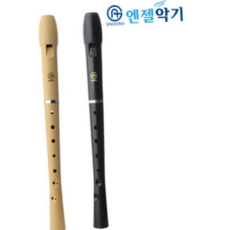 소프라노 리코더 플라스틱 교육용 초보자 학습용 리코더 어린이 휴대용 학생용 레슨 수업 음악 감상 연주, 블랙