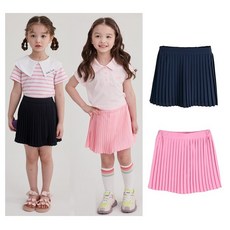 여름)플리츠스커트+속바지(네/핑) 140/150호