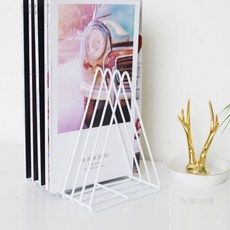 삼각북스탠드 책상, 화이트