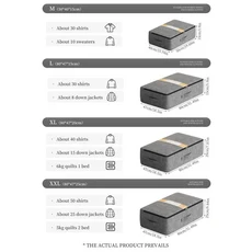 올스토어 1pc 대량 침대 바닥 보관 가방 의류 담요 이불 먼지 봉투 옷장 정리 기